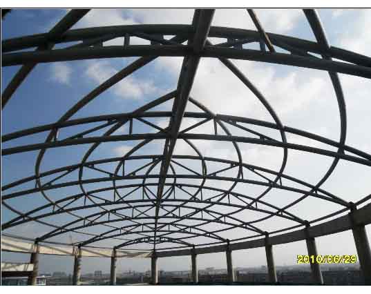 普陀中煤朔州宾馆管桁架工程