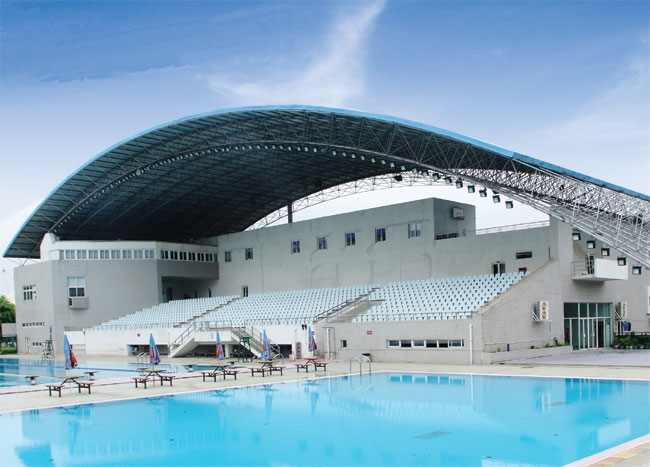 普陀游泳馆网架